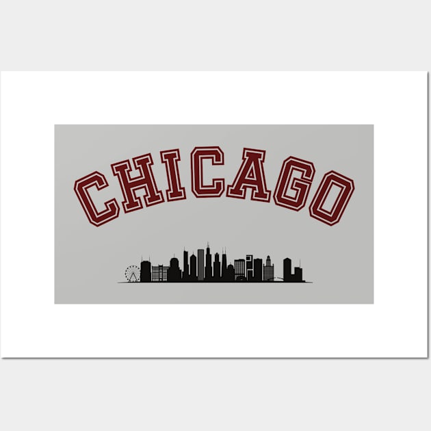 Chicago Skyline Wall Art by High Altitude